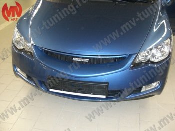 4 599 р. Решетка радиатора MUGEN  Honda Civic  FD (2005-2008) седан дорестайлинг (Неокрашенная)  с доставкой в г. Краснодар. Увеличить фотографию 3