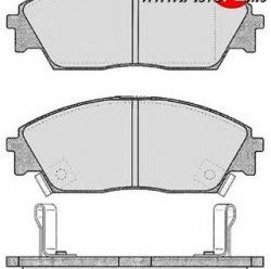 Передние тормозные колодки Tokico RN266M Honda Civic FD седан дорестайлинг (2005-2008)