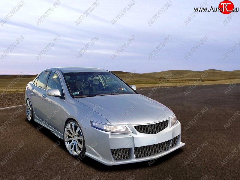 25 899 р. Передний бампер D.J. Honda Accord 7 CL седан дорестайлинг (2002-2005)  с доставкой в г. Краснодар