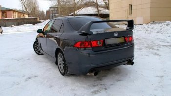 6 799 р. Спойлер Mugen Honda Accord 7 CL седан дорестайлинг (2002-2005) (Неокрашенные)  с доставкой в г. Краснодар. Увеличить фотографию 2