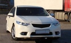 1 299 р. Реснички Sport на фары рестайлинг Honda Accord CU седан дорестайлинг (2008-2011) (Неокрашенные)  с доставкой в г. Краснодар. Увеличить фотографию 3