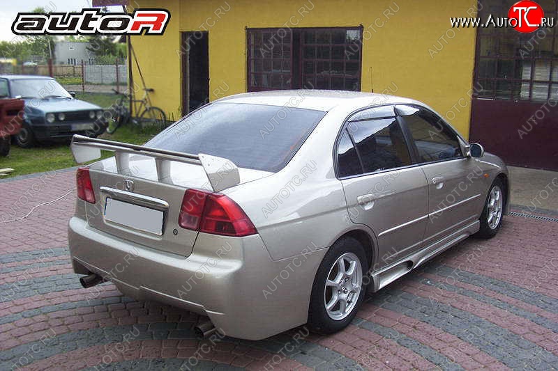 22 899 р. Задний бампер Jaguar Honda Civic ES седан дорестайлинг (2000-2003)  с доставкой в г. Краснодар