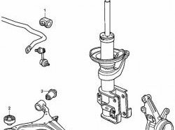 1 369 р. Полиуретановый сайлентблок нижнего рычага передней подвески (задний) Точка Опоры Honda Civic ES седан дорестайлинг (2000-2003)  с доставкой в г. Краснодар. Увеличить фотографию 2
