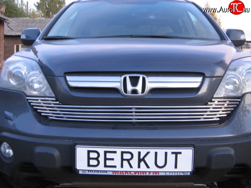 5 999 р. Декоративная вставка решетки радиатора Berkut Honda CR-V RE1,RE2,RE3,RE4,RE5,RE7 рестайлинг (2009-2012)  с доставкой в г. Краснодар