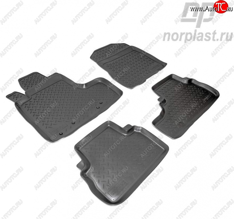 2 569 р. Комплект салонных ковриков Norplast  Honda CR-V  RE1,RE2,RE3,RE4,RE5,RE7 (2007-2012) дорестайлинг, рестайлинг  с доставкой в г. Краснодар