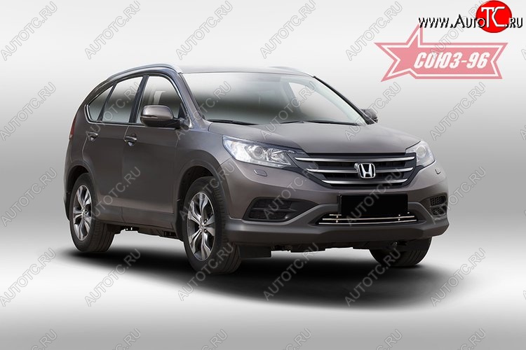 5 174 р. Декоративный элемент воздухозаборника Souz-96 (d16) Honda CR-V RM1,RM3,RM4 дорестайлинг (2012-2015)  с доставкой в г. Краснодар