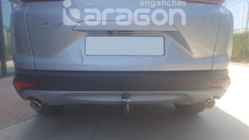 68 599 р. Фаркоп Aragon.(шар V) Honda CR-V RM1,RM3,RM4 дорестайлинг (2012-2015)  с доставкой в г. Краснодар. Увеличить фотографию 2