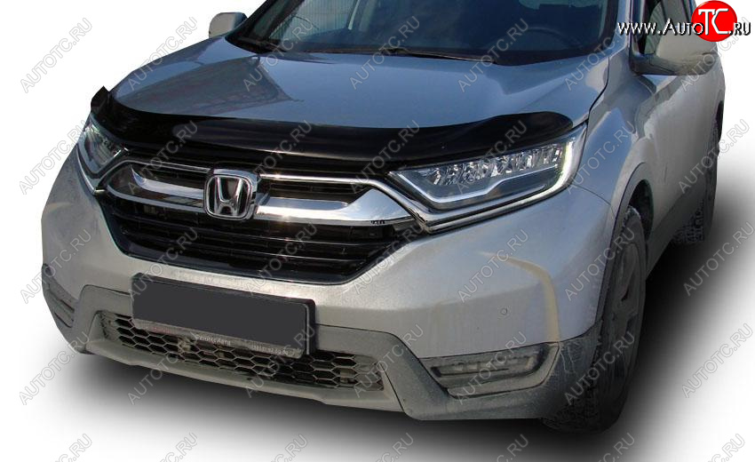 2 879 р. Дефлектор капота SIM Honda CR-V RW,RT дорестайлинг (2016-2020)  с доставкой в г. Краснодар