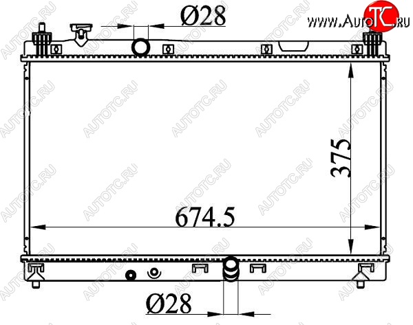 6 799 р. Радиатор SAT (пластинчатый, GK3/GK4)  Honda Fit ( GP,GK,  3,  3 GP,GK) (2013-2020)  дорестайлинг, GP,GK 1-ый рестайлинг, 2-ой рестайлинг  с доставкой в г. Краснодар