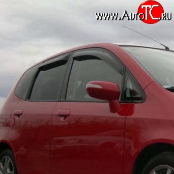 899 р. Дефлекторы окон (ветровики) Novline 4 шт Honda Fit 1 GD дорестайлинг (2001-2004)  с доставкой в г. Краснодар