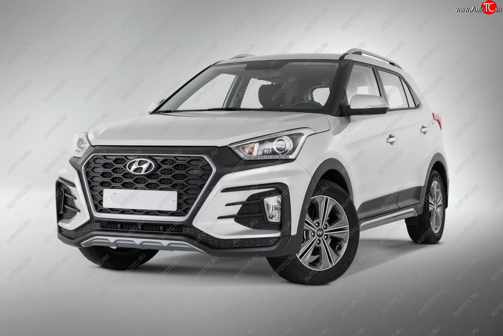 22 499 р. Передний бампер Xmug  Hyundai Creta  GS (2015-2021) дорестайлинг, рестайлинг (Неокрашенный)  с доставкой в г. Краснодар