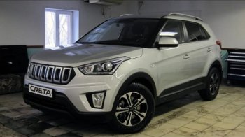 8 099 р. Решётка радиатора Next Hyundai Creta GS дорестайлинг (2015-2019) (цвет: Чёрный матовый с серебристым выделением ноздрей)  с доставкой в г. Краснодар. Увеличить фотографию 3