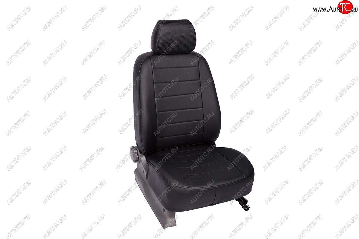 6 249 р. Чехлы для сидений SeiNtex (экокожа, 40/60) Hyundai Elantra HD (2006-2011) (черный)  с доставкой в г. Краснодар