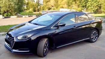 5 649 р. Юбка переднего бампера АВТОКРАТ Hyundai I40 1 VF дорестайлинг универсал (2011-2015) (Неокрашенная)  с доставкой в г. Краснодар. Увеличить фотографию 4