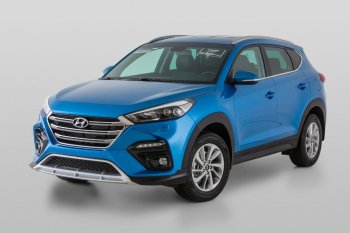 21 899 р. Передний бампер YT  Hyundai Tucson  TL (2015-2018) дорестайлинг (Неокрашенный)  с доставкой в г. Краснодар. Увеличить фотографию 3