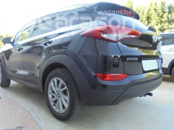 48 999 р. Фаркоп Aragon (съемный шар тип S - горизонтальный выдвижной шар) Hyundai Tucson TL дорестайлинг (2015-2018)  с доставкой в г. Краснодар. Увеличить фотографию 4