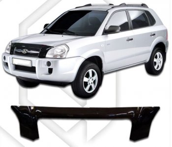 Дефлектор капота CA-Plastic Hyundai Tucson JM (2004-2010)