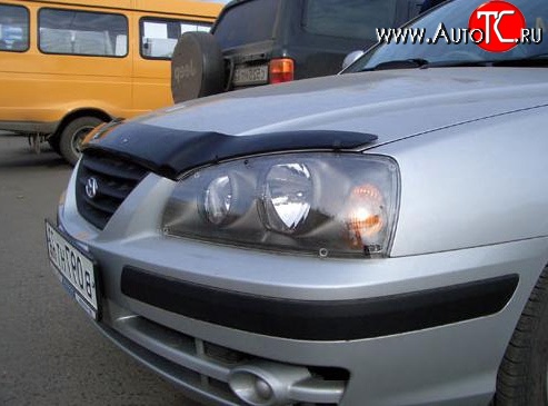 2 599 р. Дефлектор капота NovLine Hyundai Elantra XD седан дорестайлинг (2000-2003)  с доставкой в г. Краснодар