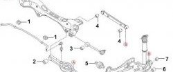 979 р. Полиуретановый сайлентблок цапфы задней подвески Точка Опоры Hyundai IX35 LM рестайлинг (2013-2018)  с доставкой в г. Краснодар. Увеличить фотографию 2