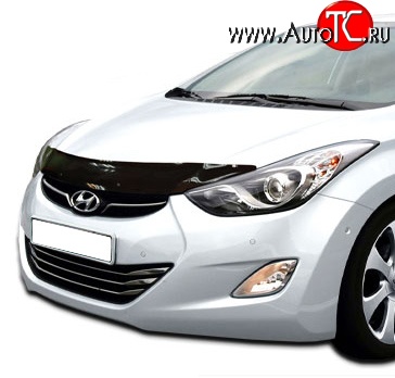 3 299 р. Дефлектор капота NovLine Hyundai Elantra MD дорестайлинг (2010-2013)  с доставкой в г. Краснодар