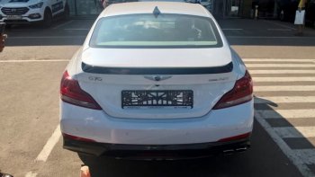 7 949 р. Спойлер на багажник АвтоКрат Hyundai Genesis DH седан рестайлинг (2014-2017) (Неокрашенный)  с доставкой в г. Краснодар. Увеличить фотографию 5