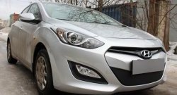 1 839 р. Сетка на бампер Russtal (черная) Hyundai I30 2 GD дорестайлинг универсал (2011-2015)  с доставкой в г. Краснодар. Увеличить фотографию 7