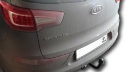 29 999 р. Фаркоп Лидер Плюс Hyundai IX35 LM дорестайлинг (2009-2013) (Без электропакета)  с доставкой в г. Краснодар. Увеличить фотографию 2