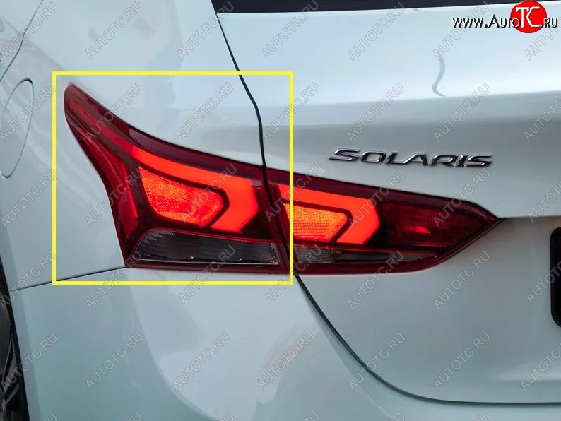 20 749 р. Фара задняя левая Стандартная (светодиодная) Hyundai Solaris HCR седан дорестайлинг (2017-2020)  с доставкой в г. Краснодар