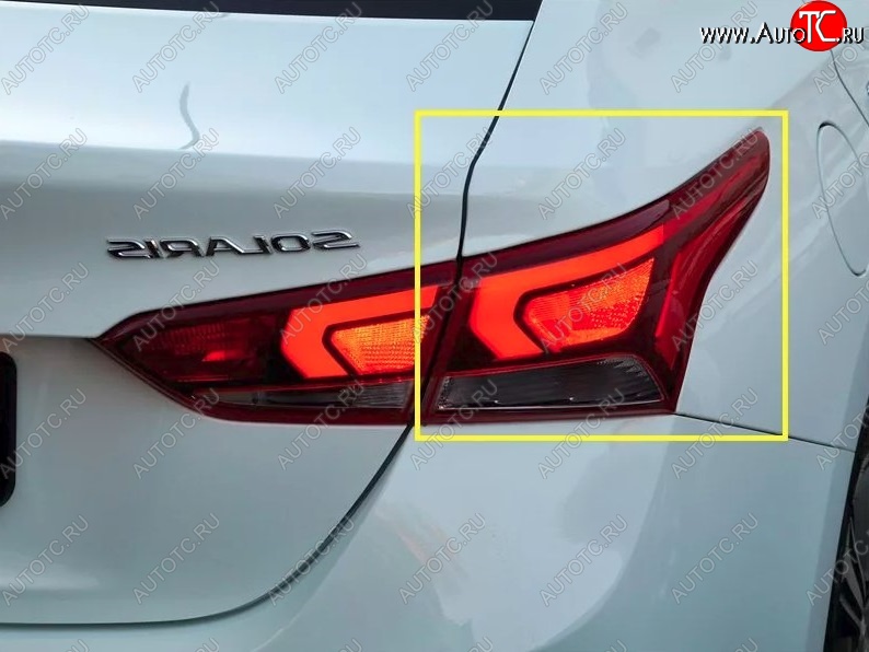 28 999 р. Фара задняя правая Стандартная (светодиодная) Hyundai Solaris HCR седан дорестайлинг (2017-2020)  с доставкой в г. Краснодар