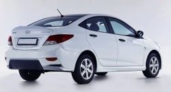 3 599 р. Пороги накладки Sport KIA Rio 3 QB дорестайлинг седан (2011-2015) (Неокрашенные)  с доставкой в г. Краснодар. Увеличить фотографию 6