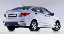 3 599 р. Пороги накладки Sport KIA Rio 3 QB дорестайлинг седан (2011-2015) (Неокрашенные)  с доставкой в г. Краснодар. Увеличить фотографию 7