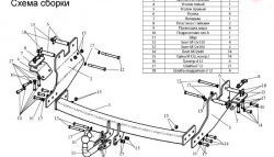 10 349 р. Фаркоп Лидер Плюс  Hyundai Starex/Grand Starex/H1  TQ (2007-2022) дорестайлинг, рестайлинг, 2-ой рестайлинг (Без электропакета)  с доставкой в г. Краснодар. Увеличить фотографию 2