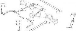 253 р. Полиуретановая втулка стабилизатора задней подвески Точка Опоры Hyundai Terracan HP рестайлинг (2004-2007)  с доставкой в г. Краснодар. Увеличить фотографию 2