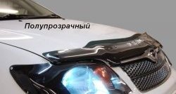 2 199 р. Дефлектор капота CA-Plastic  Hyundai Tucson  TL (2015-2021) дорестайлинг, рестайлинг (Classic черный, Без надписи)  с доставкой в г. Краснодар. Увеличить фотографию 3