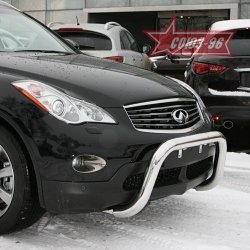 Защита переднего бампера Souz-96 (d76) INFINITI EX35 J50 (2007-2013)