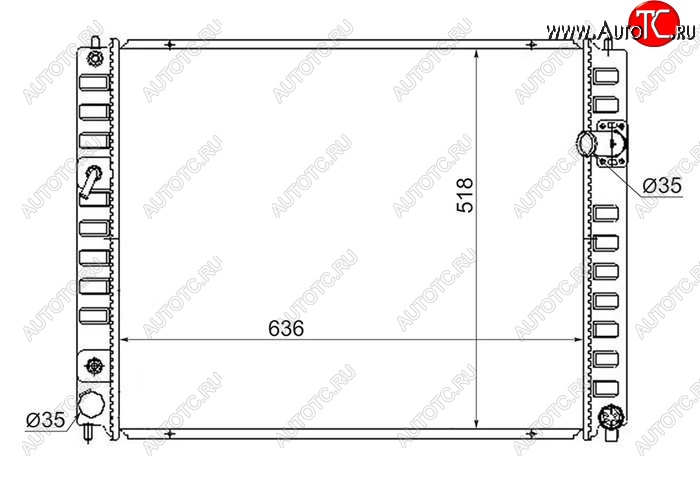 10 449 р. Радиатор двигателя SAT (пластинчатый, МКПП/АКПП) INFINITI FX35 S51 дорестайлинг (2008-2011)  с доставкой в г. Краснодар