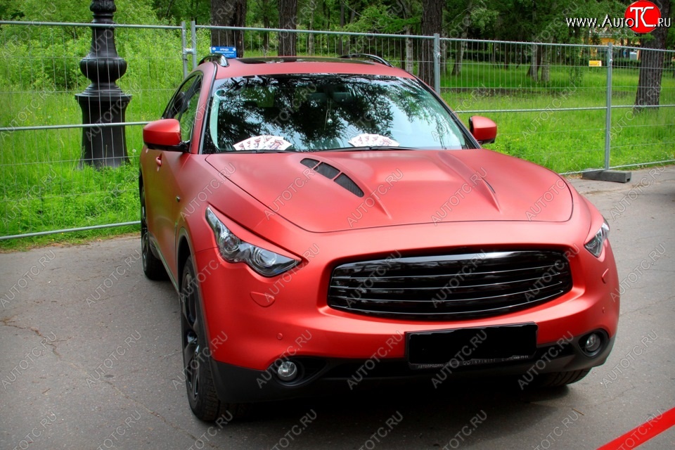 7 949 р. Решетка радиатора MzSpeed INFINITI FX50 S51 дорестайлинг (2008-2011) (Неокрашенная)  с доставкой в г. Краснодар