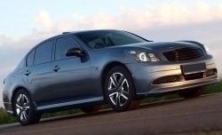 7 949 р. Накладка на передний бампер H Style INFINITI G35 V36 седан (2006-2015) (Неокрашенная)  с доставкой в г. Краснодар. Увеличить фотографию 2