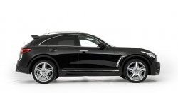 7 949 р. Спойлер Lorinser INFINITI QX70 S51 (2013-2020) (Неокрашенный)  с доставкой в г. Краснодар. Увеличить фотографию 3