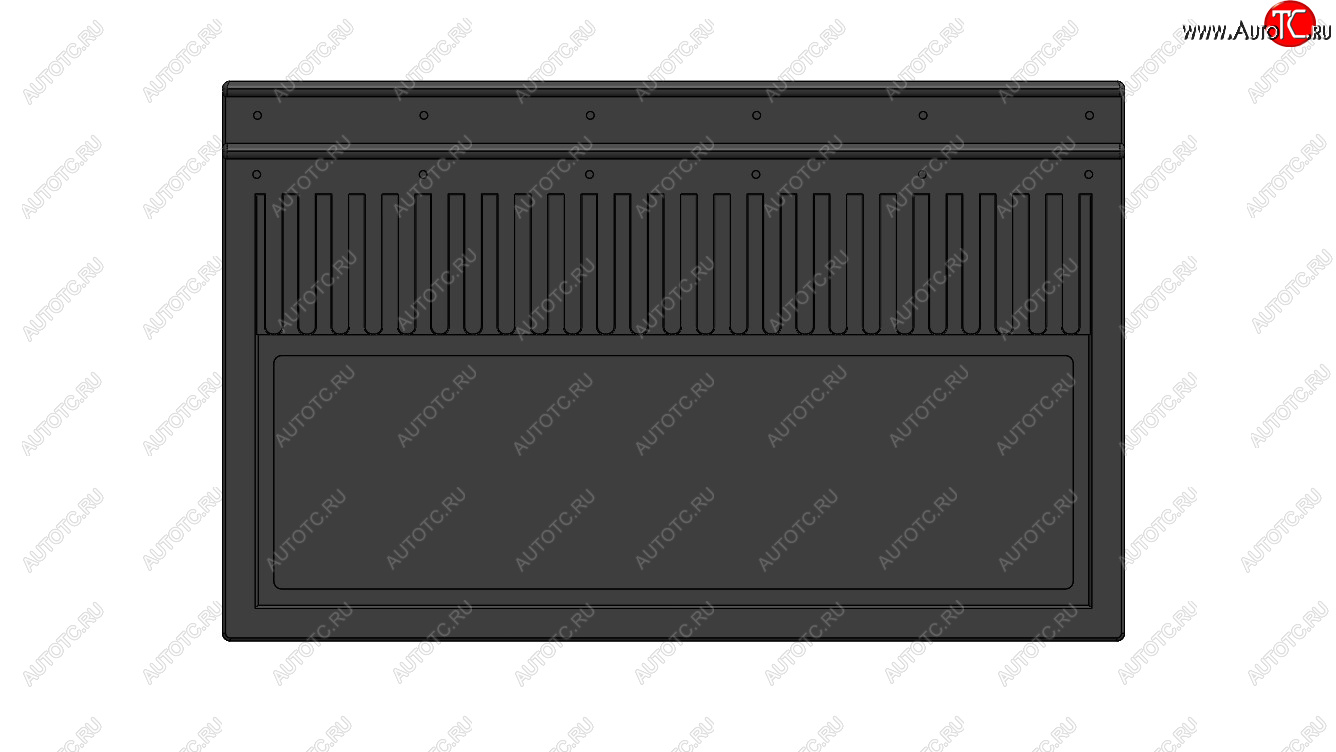 1 039 р. Комплект брызговиков (задние, 600x400 мм) Seintex КамАЗ 5490 (2013-2025)  с доставкой в г. Краснодар