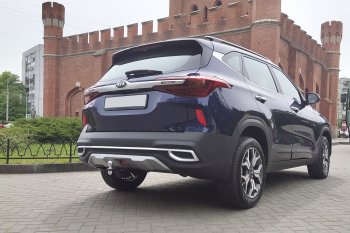 15 399 р. Фаркоп Petroil Tuning (съемный квадрат) KIA Seltos (2019-2024)  с доставкой в г. Краснодар. Увеличить фотографию 5