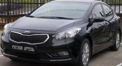 1 149 р. Реснички на фары RA KIA Cerato 3 YD дорестайлинг седан (2013-2016) (Неокрашенные)  с доставкой в г. Краснодар. Увеличить фотографию 4