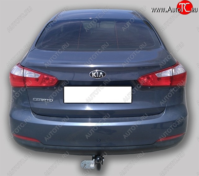 6 999 р. Фаркоп Лидер Плюс  KIA Cerato  3 YD (2013-2019) дорестайлинг седан, рестайлинг седан (Без электропакета)  с доставкой в г. Краснодар