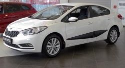 3 799 р. Молдинги RA (широкие, комплект на 4 двери)  KIA Cerato  4 BD (2018-2024) дорестайлинг седан, рестайлинг седан (Поверхность глянец (под окраску), Неокрашенные)  с доставкой в г. Краснодар. Увеличить фотографию 4