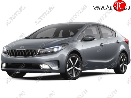 3 399 р. Передний бампер JORDEN KIA Cerato 3 YD рестайлинг седан (2016-2019) (Неокрашенный)  с доставкой в г. Краснодар