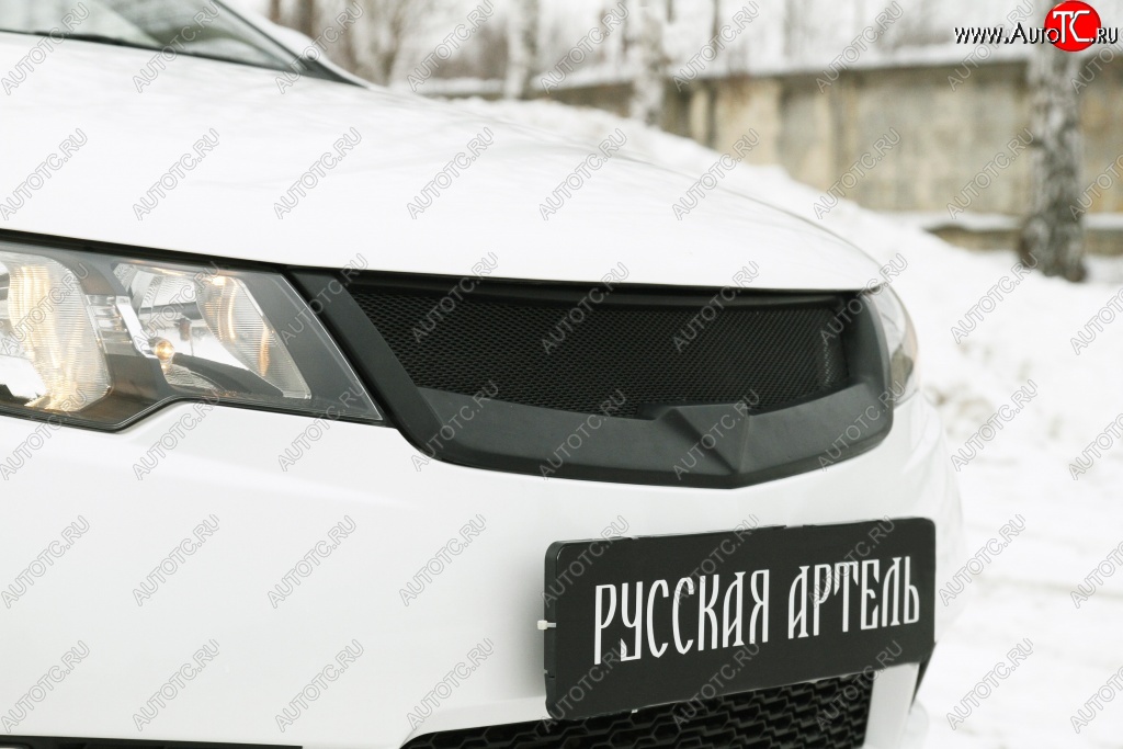 4 089 р. Решётка радиатора (Forte) RA KIA Cerato 2 TD седан (2008-2013) (Поверхность глянец (под окраску), Неокрашенная)  с доставкой в г. Краснодар