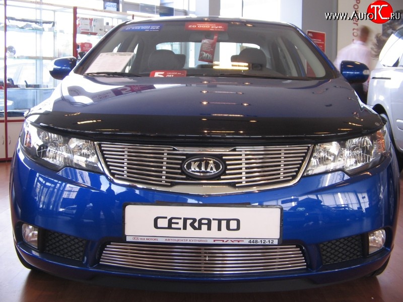 4 799 р. Декоративная вставка решетки радиатора Berkut KIA Cerato 2 TD седан (2008-2013)  с доставкой в г. Краснодар