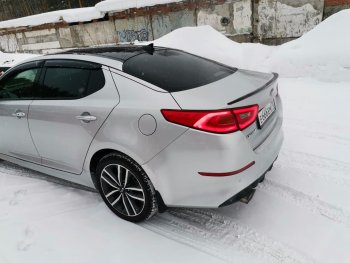 3 399 р. Лип спойлер АВТОКРАТ  KIA Optima  3 TF (2010-2016) дорестайлинг седан, рестайлинг седан (Неокрашенный)  с доставкой в г. Краснодар. Увеличить фотографию 3