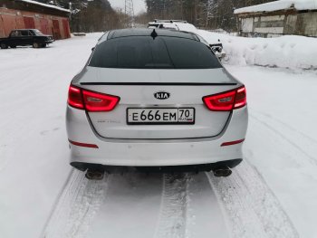 3 399 р. Лип спойлер АВТОКРАТ  KIA Optima  3 TF (2010-2016) дорестайлинг седан, рестайлинг седан (Неокрашенный)  с доставкой в г. Краснодар. Увеличить фотографию 4