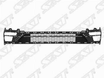2 499 р. Решетка в передний бампер SAT (под диодные туманки)  KIA Rio  3 QB (2015-2017) рестайлинг седан  с доставкой в г. Краснодар. Увеличить фотографию 1